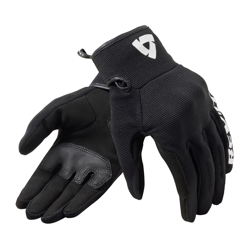 Dámske rukavice na motorku Revit Access čierno-biele