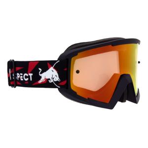 Motokrosové okuliare Red Bull Spect WHIP čierne s červeno-žltým sklom