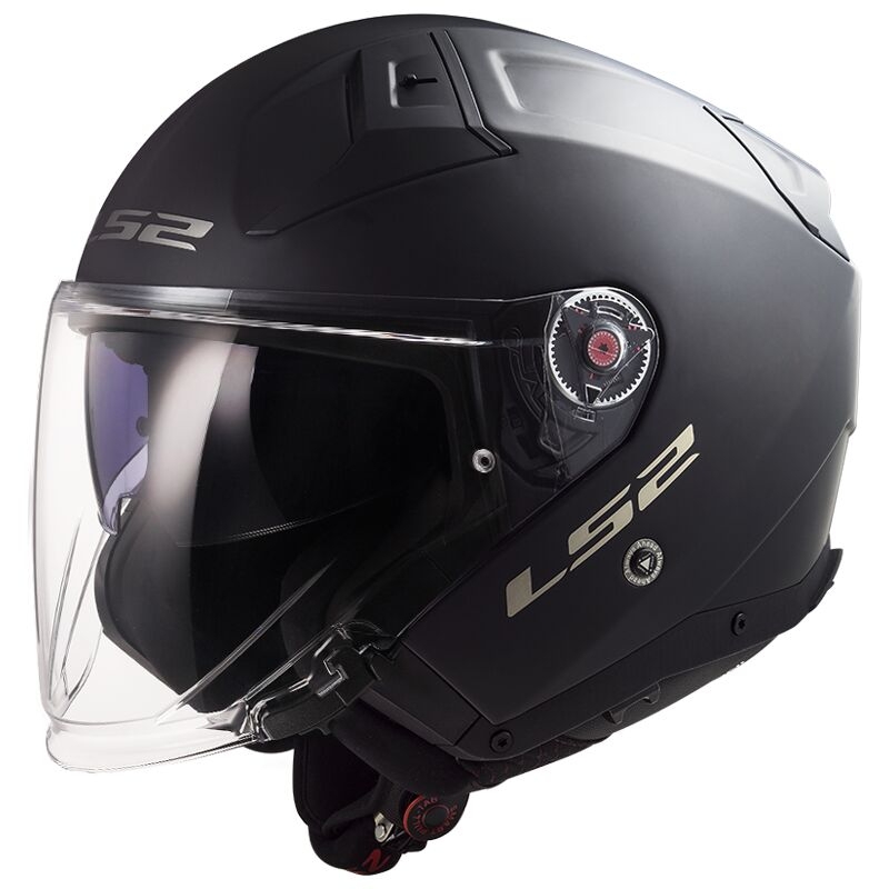 Otvorená prilba na motorku LS2 OF603 Infinity II Solid čierna matná