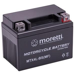 Bezúdržbová gélová batéria Moretti MTX4L-BS, 12V 4Ah