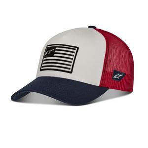 Šiltovka Alpinestars Flag Snap Hat modro-červeno-biela