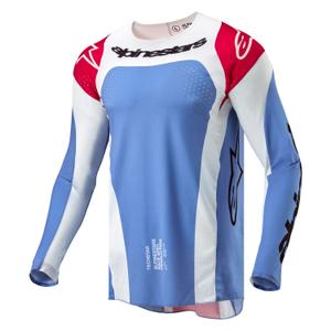 Motokrosový dres Alpinestars Techstar Ocuri modro-bielo-červený