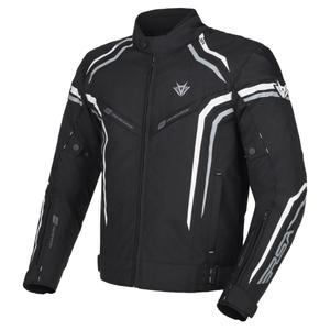 Bunda na motocykel RSA Compact 2 čierno-šedo-biela