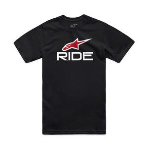 Tričko Alpinestars Ride 4.0 CSF čierno-bielo-červené