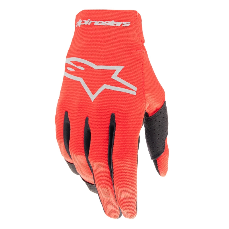 Motokrosové rukavice Alpinestars Radar čierno-strieborné