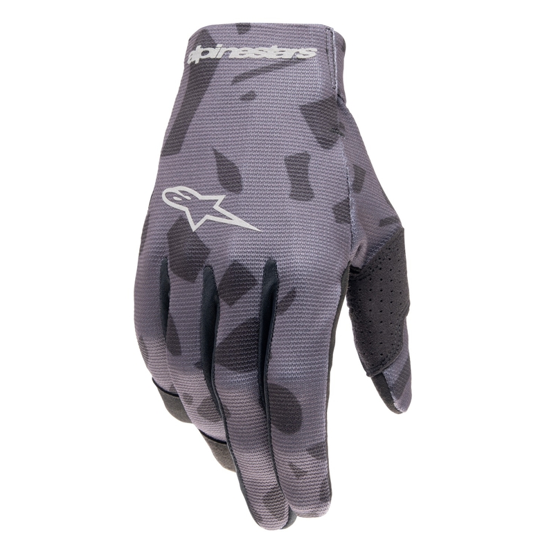 Motokrosové rukavice Alpinestars Radar šedá camo-čierne