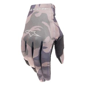 Motokrosové rukavice Alpinestars Radar zelená camo-hnedé