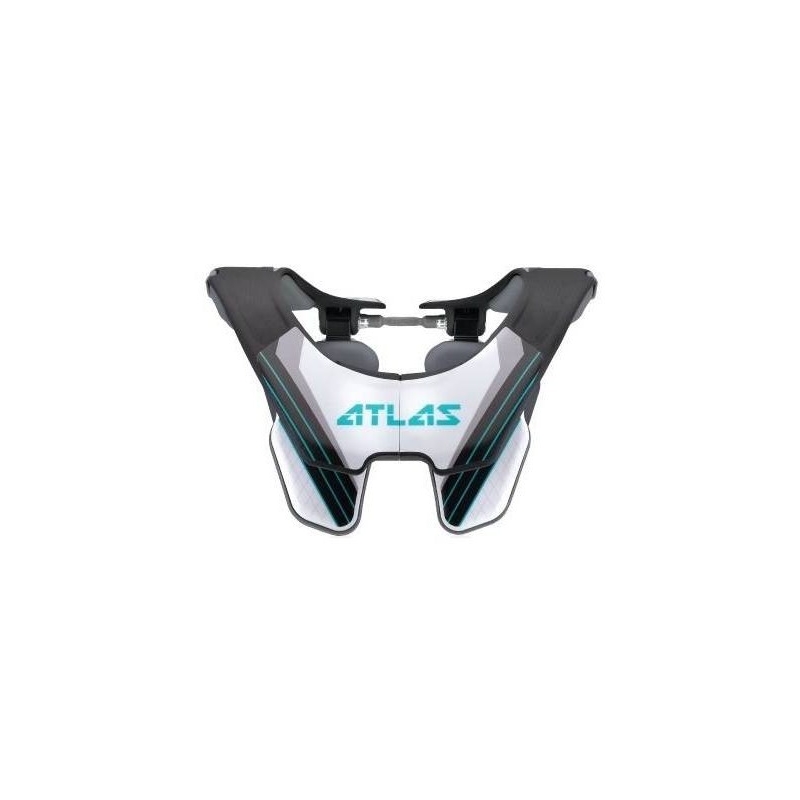 Chránič krčnej chrbtice Carbon Deluxe, ATLAS (biela / carbon)