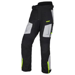 Nohavice na motocykel RSA EXO 2 čierno-šedo-fluo žlté