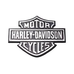 3D samolepka Harley-Davidson chróm