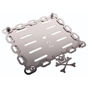 Nerezová podložka pod CZ ŠPZ Skull