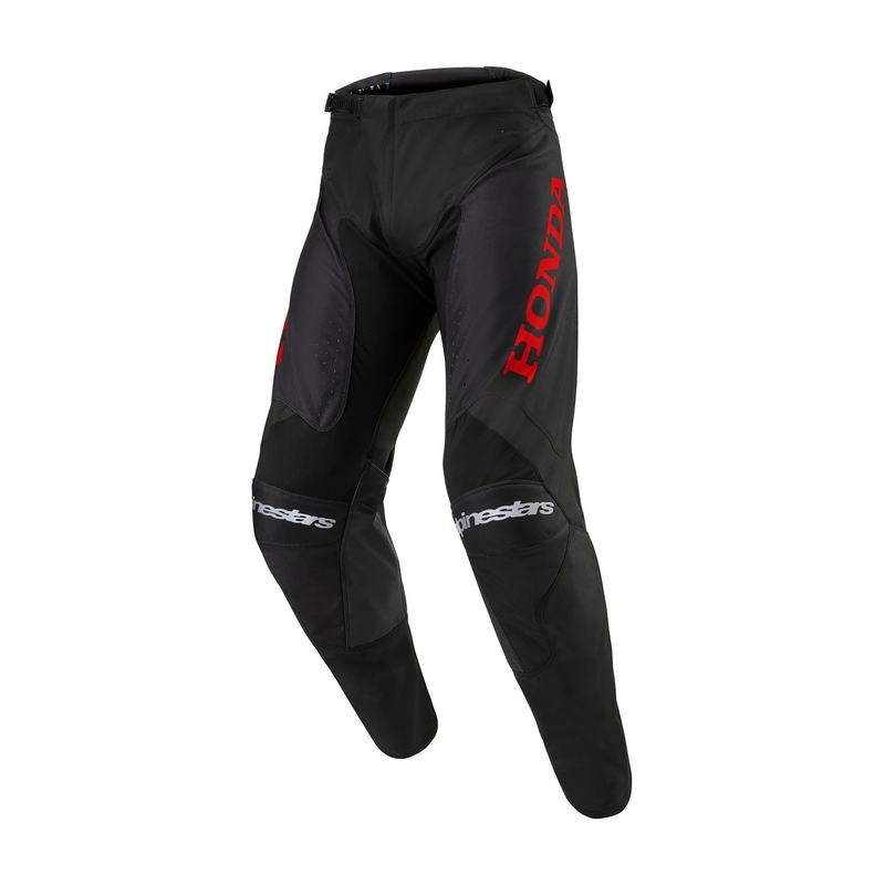 Motokrosové nohavice Alpinestars Racer Iconic Honda kolekcia čierno-červené