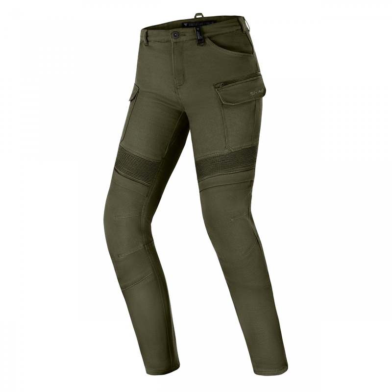 Dámske predĺžené nohavice na motorku Shima Giro 3.0 khaki