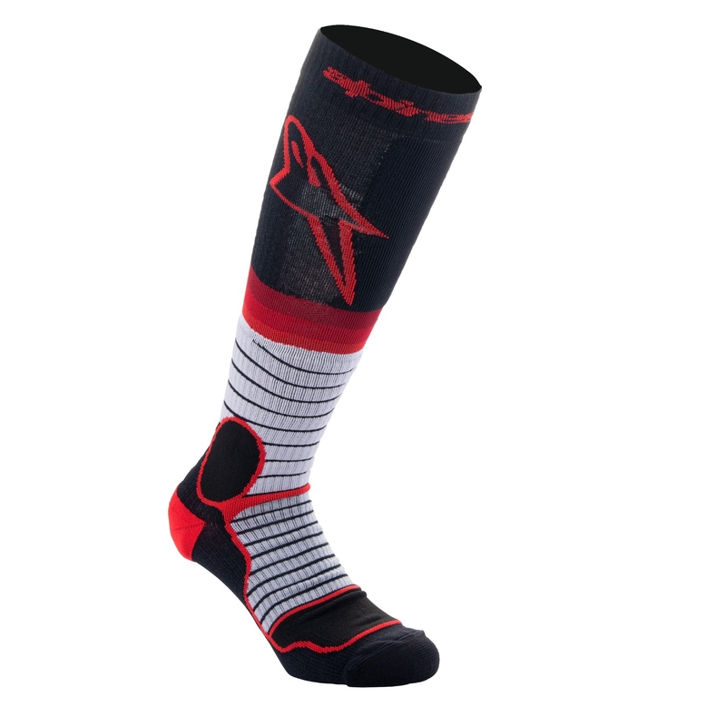 Ponožky Alpinestars MX PRO čierno-červeno-sivé