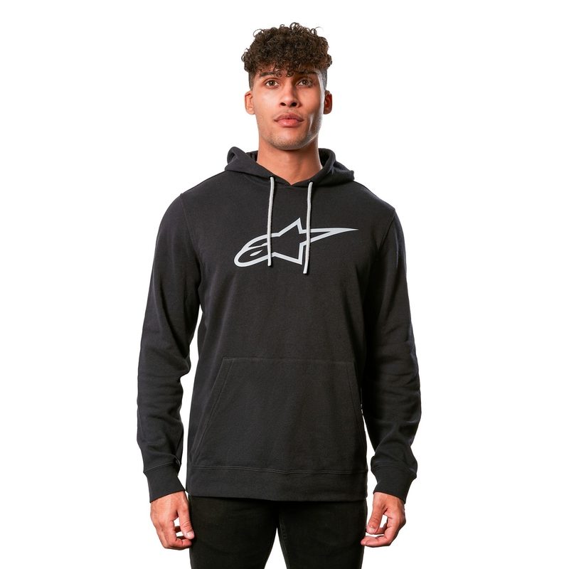 Mikina Alpinestars Ageless 2 Hoodie šedo-čierna
