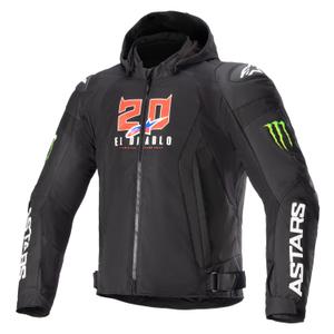Bunda na motorku Alpinestars Zaca Air Monster FQ20 čierno-červeno-modro-bielo-zelená