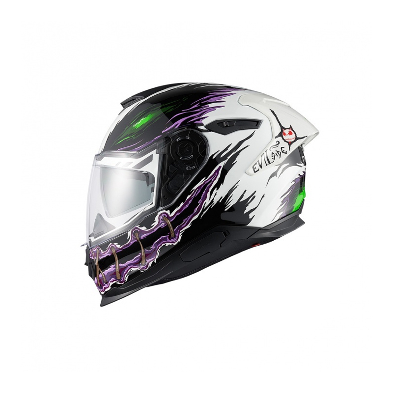 Integrálna helma na motorku Nexx Y.100R Night Rider biela výpredaj