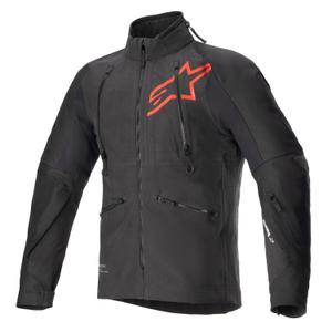 Bunda na motorku Alpinestars Hyde XT Drystar XF čierno-červená fluo