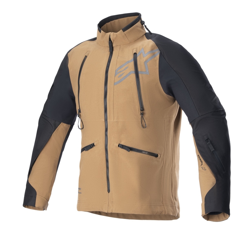 Bunda na motorku Alpinestars Hyde XT Drystar XF pieskovo-čierna
