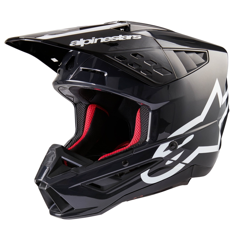 Motokrosová prilba Alpinestars S-M5 Corp tmavo šedá