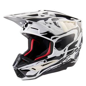 Motokrosová prilba Alpinestars S-M5 Mineral sivá camo