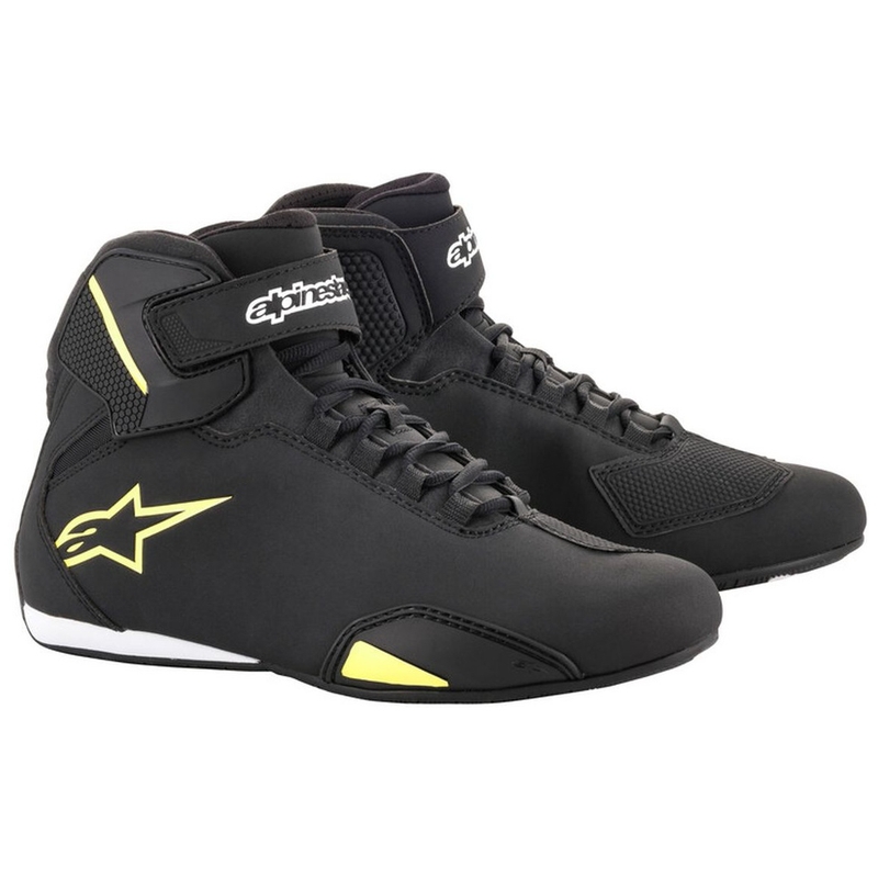 Topánky na motorku Alpinestars Sektor čierno-fluo žlté