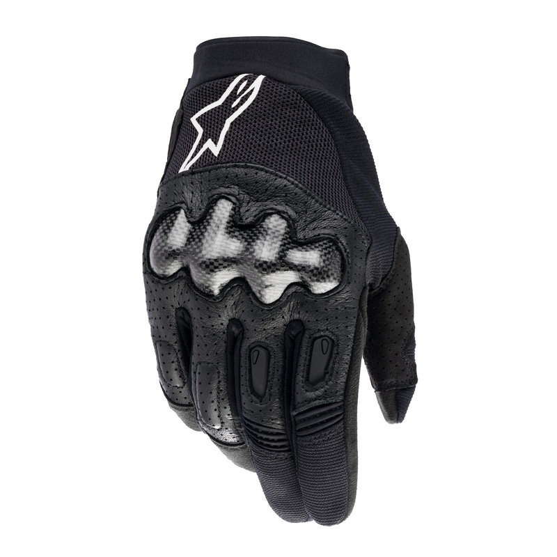 Motokrosové rukavice Alpinestars Megawatt 2 čierno-biele