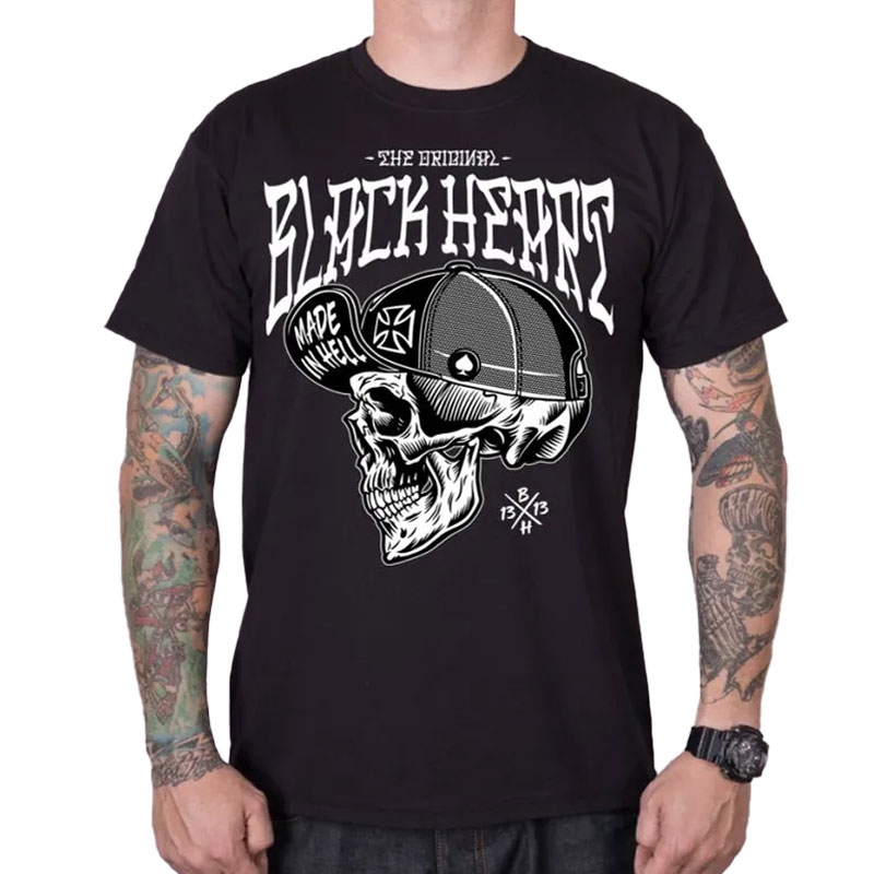Tričko Black Heart Mad Mike čierne