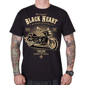 Tričko Black Heart Harley čierne