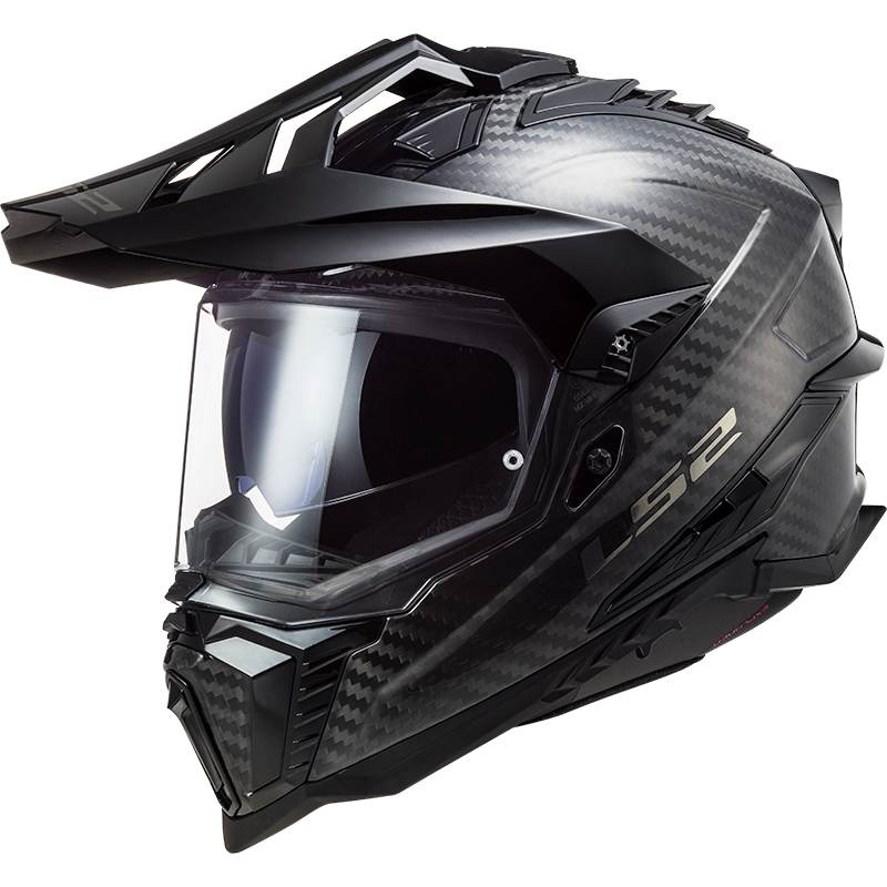 Enduro helma LS2 MX701 Explorer Carbon lesklá čierna