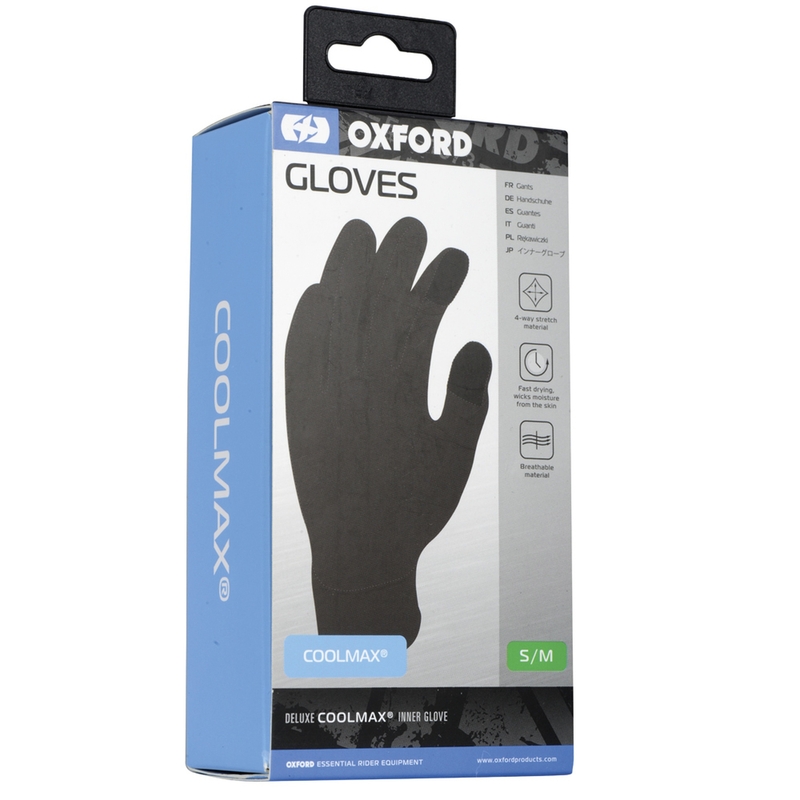 Vložky do rukavíc OXFORD Coolmax® čierne