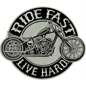 Nášivka Ride fast - Live hard
