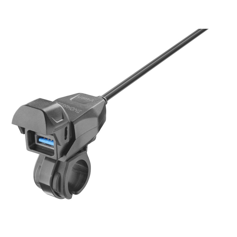 Nabíjačka Interphone na riadidlá motocykla USB-A