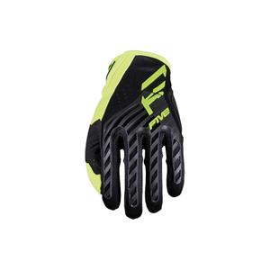 Motokrosové rukavice FIVE MXF3 EVO čierno-fluo žlté
