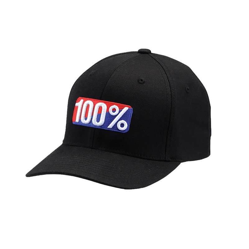 Šiltovka 100% Classic Flexfit čierna