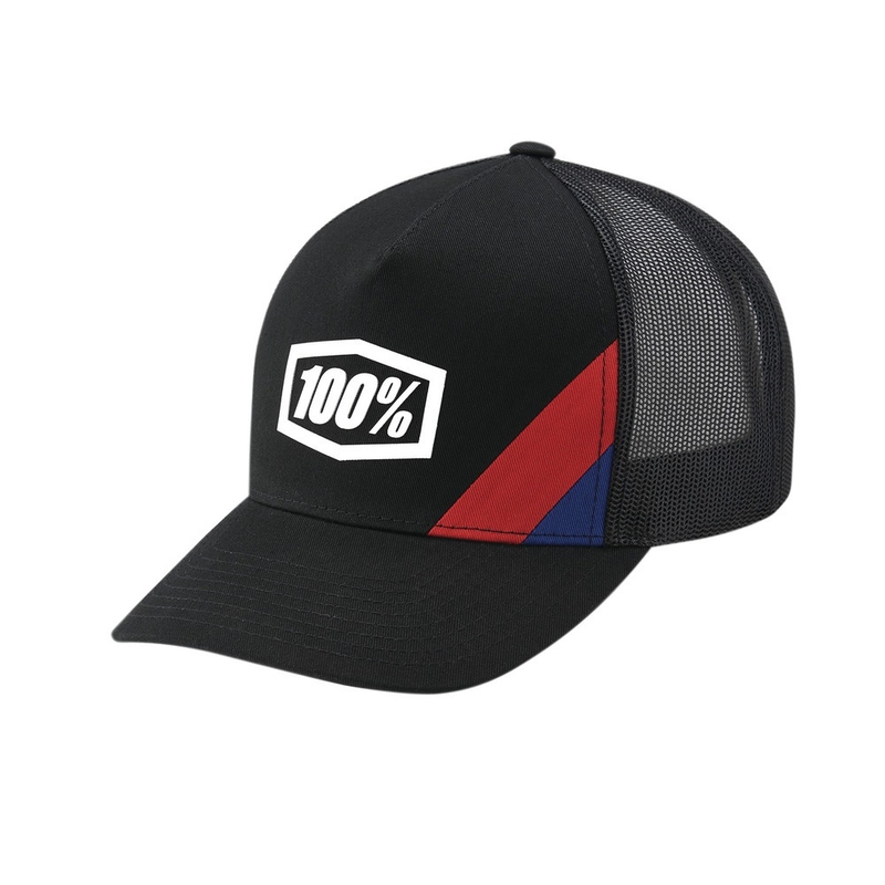 Šiltovka 100% Cornestone X-Fit Trucker čierna