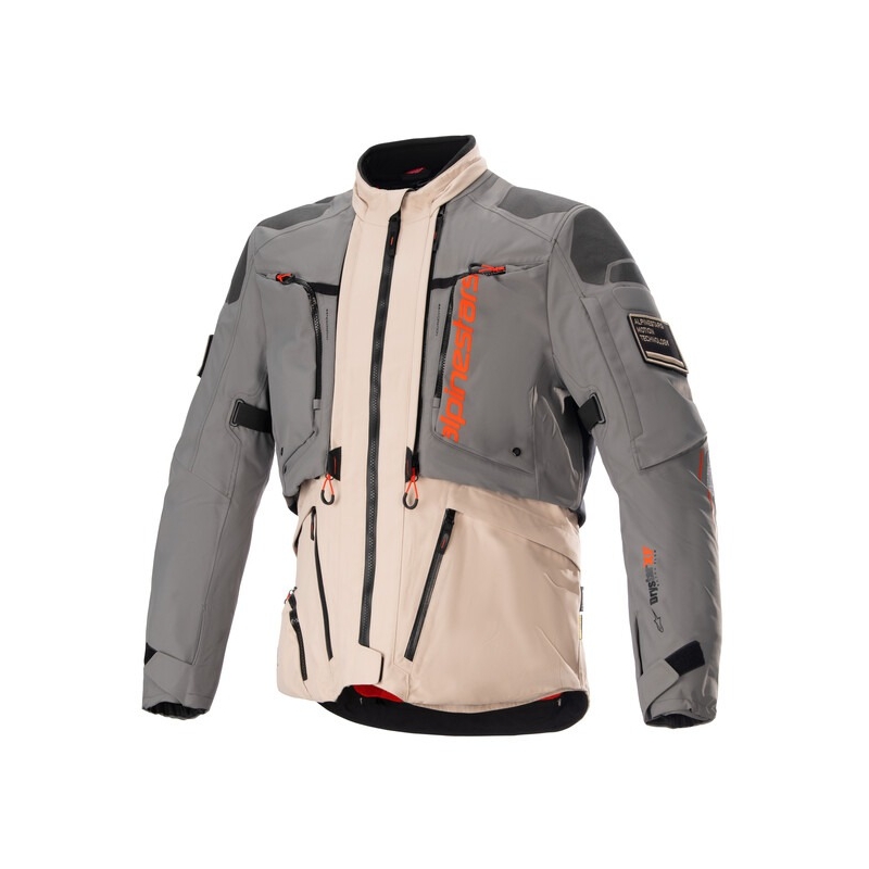 Bunda na motorku Alpinestars AMT-10R Drystar XF pieskovo-čierno-orazová