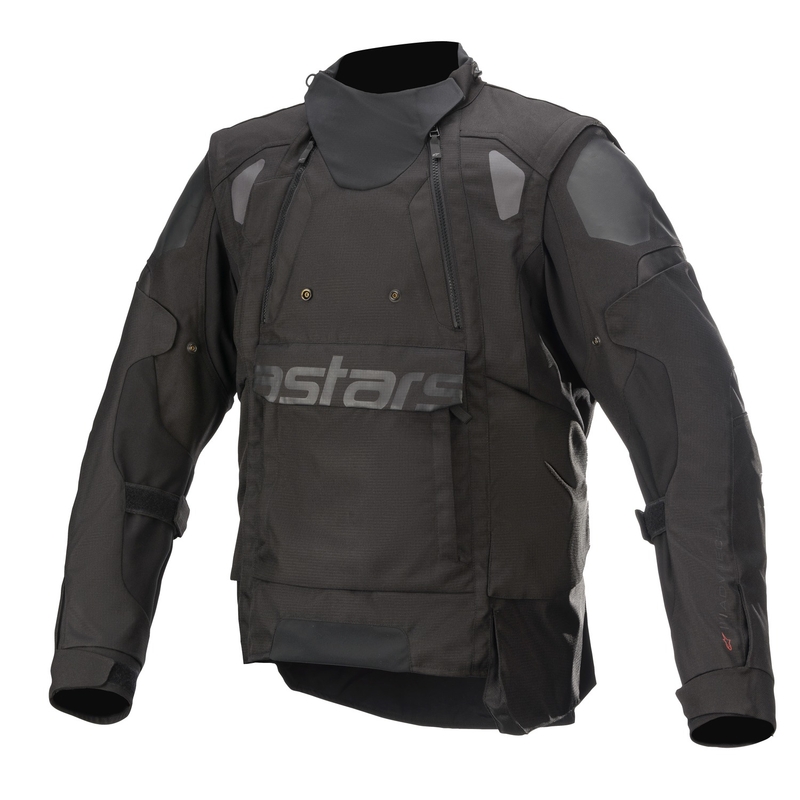 Bunda na motorku Alpinestars Halo Drystar čierno-čierna