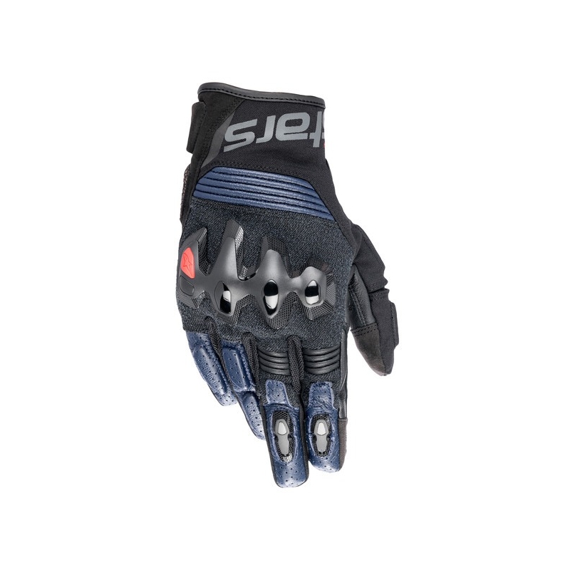 Rukavice na motorku Alpinestars Halo čierno-modré