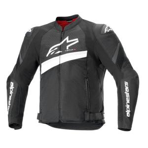 Bunda na motorku Alpinestars T-GP Plus R 4 Airflow čierno-biela