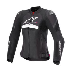 Dámska bunda na motorku Alpinestars Stella T-GP Plus R 4 Airflow čierno-biela