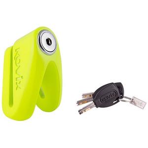 Zámok na kotúčovú brzdu KOVIX KVC/Z1 fluo žltý
