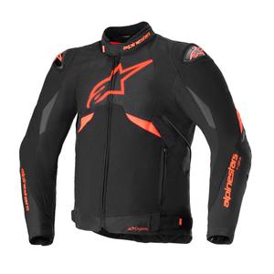 Bunda na motorku Alpinestars T-GP R 3 DRYSTAR čierno-fluo červeno-biela