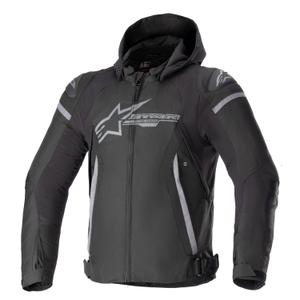 Bunda na motorku Alpinestars Zaca Waterproof čierno-tmavo šedá