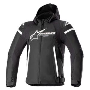 Bunda na motorku Alpinestars Zaca Waterproof čierno-biela