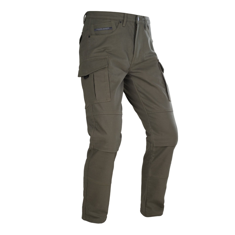 Nohavice na motorku Oxford Original Approved Cargo AA khaki