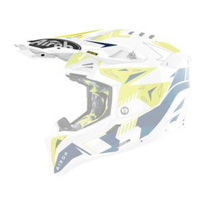 Šilt pre helmu Airoh Aviator Spin žlto-modrý lesklý
