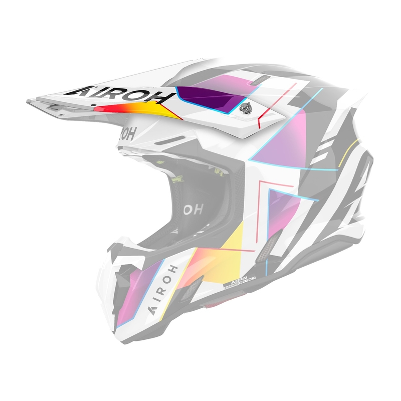 Šilt pre helmu Airoh Twist 3 Rainbow lesklý