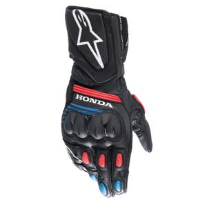 Rukavice na motorku Alpinestars SP-8 Honda čierno-červeno-modré