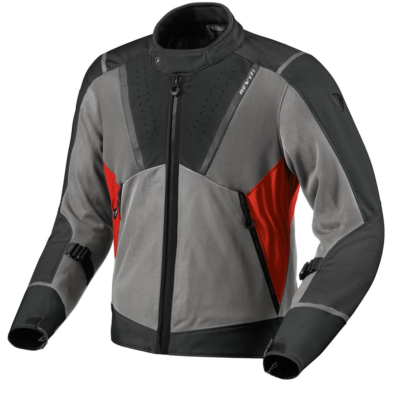 Bunda na motocykel Revit Airwave 4 antracitovo-červená